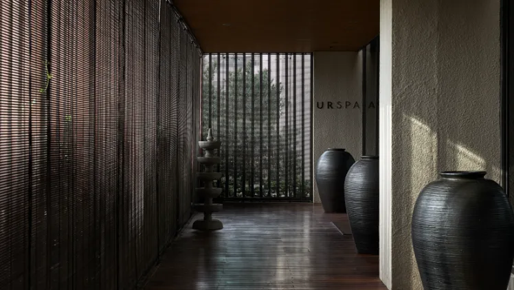 The entrance hallway of UR Spa at The RuMa Hotel and Residences